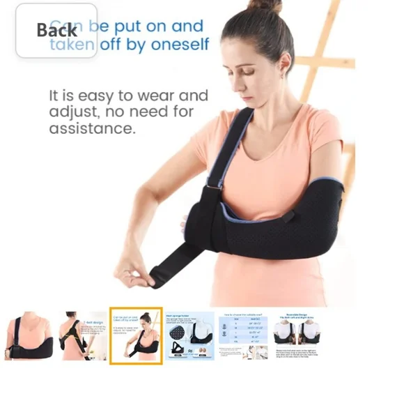 NWT Unisex Velpeau 💪Arm💪 Sling Shoulder Immobilizer - Picture 5 of 8